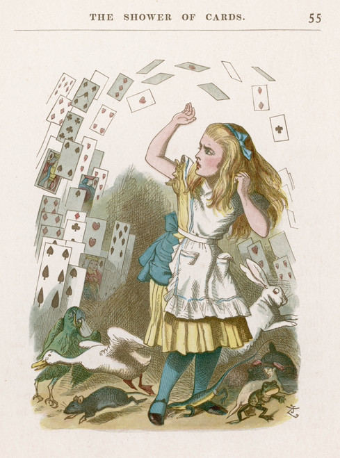 Caroll/Alice & Cards Poster Print By Mary Evans Picture Library - Item # VARMEL10013090