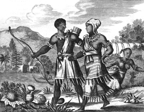 American Natives/De Bry Poster Print By Mary Evans Picture Library - Item # VARMEL10079059