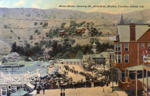 Avalon Bay  Santa Catalina Island  California  Usa Poster Print By Mary Evans / Grenville Collins Postcard Collection - Item # VARMEL10694030