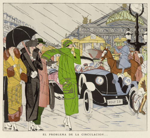 Elegant Ladies In A Paris Street Poster Print By Mary Evans Picture Library - Item # VARMEL10190926