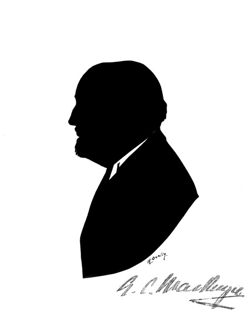 Silhouette Portrait Of A Man Poster Print By ®H L Oakley / Mary Evans - Item # VARMEL10645037