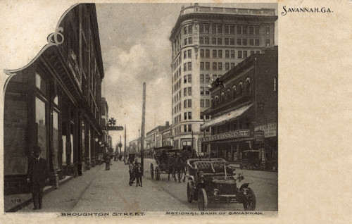 Broughton Street  Savannah  Georgia  Usa Poster Print By Mary Evans / Grenville Collins Postcard Collection - Item # VARMEL10923969