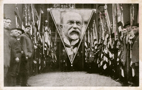 Tomas G. Masaryk - Czech President In Chicago  Usa Poster Print By Mary Evans / Grenville Collins Postcard Collection - Item # VARMEL10718068