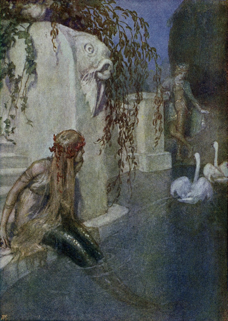 The Mermaid Poster Print By Mary Evans / Peter And Dawn Cope Collection - Item # VARMEL10635600