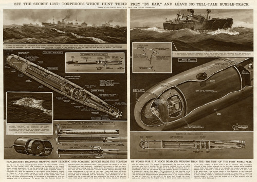Acoustic Torpedoes By G. H. Davis Poster Print By ® Illustrated London News Ltd/Mary Evans - Item # VARMEL10652200