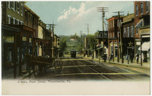 Main Street - Phoenixville  Pennsylvania  Usa Poster Print By Mary Evans / Grenville Collins Postcard Collection - Item # VARMEL11093263