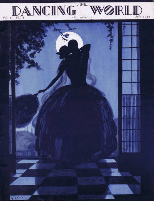 Art Deco Cover Of The Dancing World Magazine  July 1923 By P Poster Print By Mary Evans / Jazz Age Club Collection - Item # VARMEL11097174
