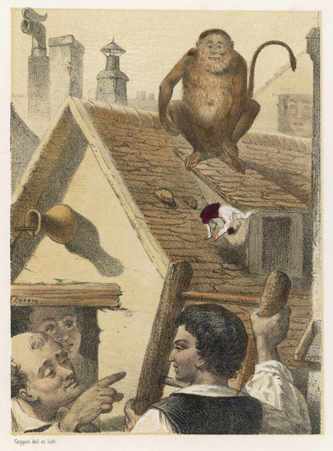 Gulliver & The Monkey Poster Print By Mary Evans Picture Library - Item # VARMEL10051480