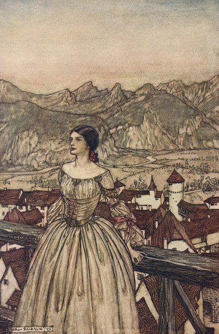 Undine/De La Motte Poster Print By Mary Evans Picture Library/Arthur Rackham - Item # VARMEL10134067