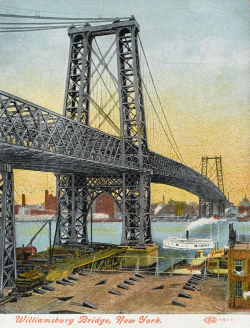 Williamsburg Bridge  New York Poster Print By Mary Evans/Pharcide - Item # VARMEL10423718