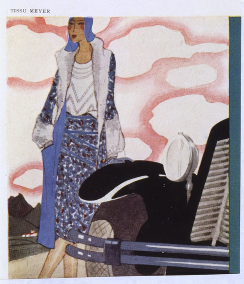 Elegant Lady And Car Poster Print By Mary Evans Picture Library - Item # VARMEL10129259