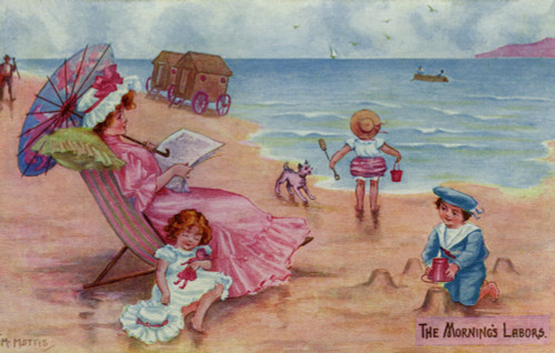 On The Beach Poster Print By Mary Evans / Peter And Dawn Cope Collection - Item # VARMEL10635712