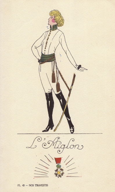 Woman In Fancy Dress Costume As The Eaglet  L'Aiglon Poster Print By ® Florilegius / Mary Evans - Item # VARMEL10940934