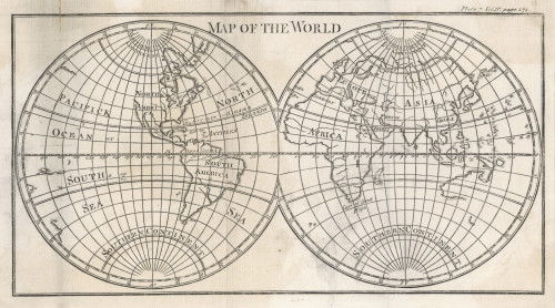 Maps/World  Late C18 Poster Print By Mary Evans Picture Library - Item # VARMEL10053806