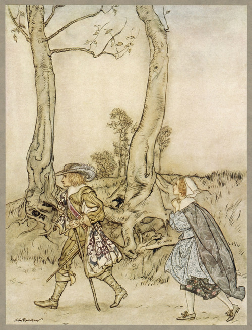 Ballad / False Lover Poster Print By Mary Evans Picture Library/Arthur Rackham - Item # VARMEL10135475