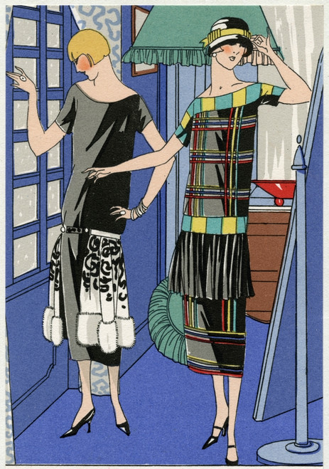 Two Young Ladies In Outfits By Drecoll And Jenny Poster Print By Mary Evans Picture Library - Item # VARMEL10547285