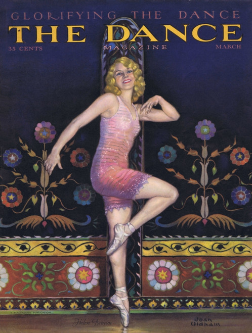 Cover Of Dance Magazine  March 1928 Poster Print By Mary Evans / Jazz Age Club Collection - Item # VARMEL10511927