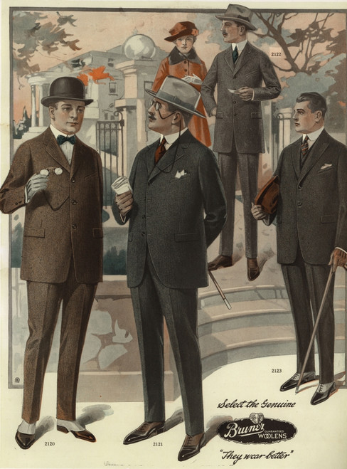 Men'S Conservative Single-Breasted Suits From The 1920S Poster Print By ® Florilegius / Mary Evans - Item # VARMEL10935741