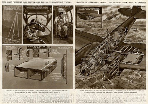 German Aircraft  The Heinkel  By G. H. Davis Poster Print By ® Illustrated London News Ltd/Mary Evans - Item # VARMEL10652223