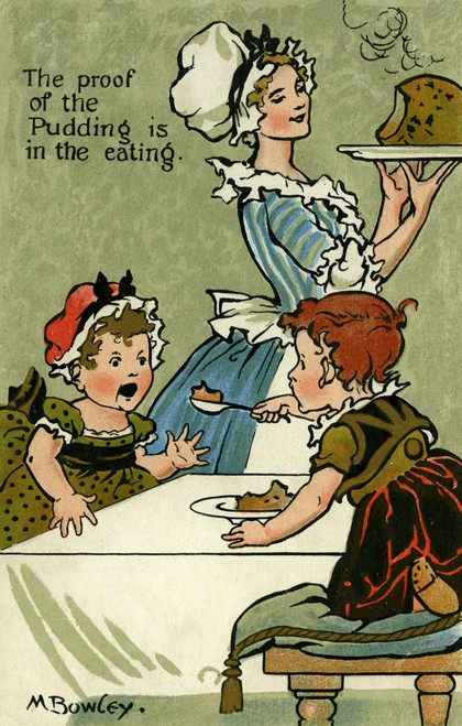 The Proof Of The Pudding Is In The Eating Poster Print By Mary Evans / Peter & Dawn Cope Collection - Item # VARMEL10573362
