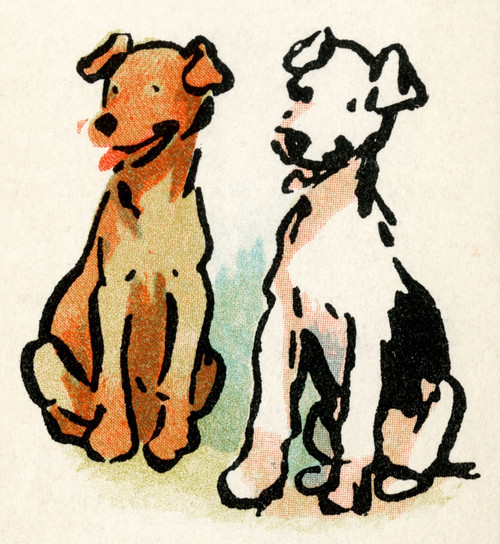 Illustration By Cecil Aldin  Stories From Puppyland Poster Print By Mary Evans Picture Library - Item # VARMEL10982197