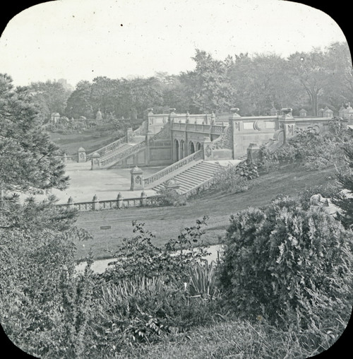 Usa - Central Park. Bethesda Terrace - New York Poster Print By ®The Boswell Collection  Bexley Heritage Trust / Mary Evans - Item # VARMEL11059103