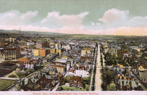 General View Of Denver  Colorado  Usa Poster Print By Mary Evans / Pharcide - Item # VARMEL10910252