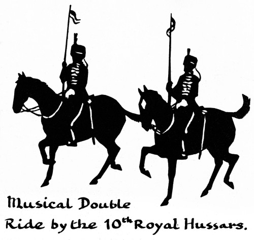 Silhouette Of Cavalrymen On Horseback Poster Print By ®H L Oakley / Mary Evans - Item # VARMEL10504082