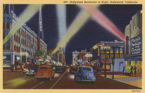 Hollywood Boulvevard - Hollywood  California  Usa. Poster Print By Mary Evans / Pharcide - Item # VARMEL10642487