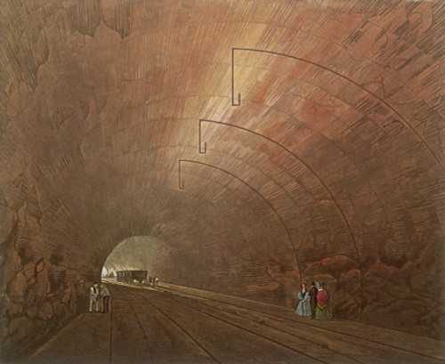 Rail/Tunnel/1831 Poster Print By Mary Evans Picture Library - Item # VARMEL10112201 Rail/Tunnel/1831 Poster Print By Mary Evans Picture Library - Item # VARMEL10112201