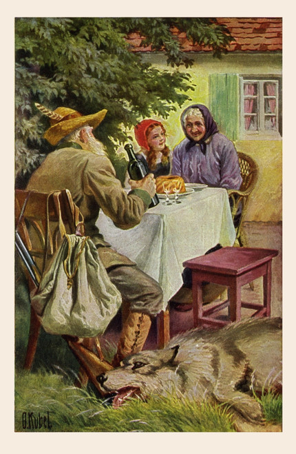 Red Riding Hood Poster Print By Mary Evans / Peter And Dawn Cope Collection - Item # VARMEL10635654
