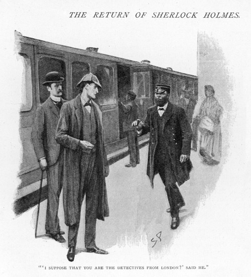 Holmes/Dancing Men Poster Print By Mary Evans Picture Library - Item # VARMEL10192510