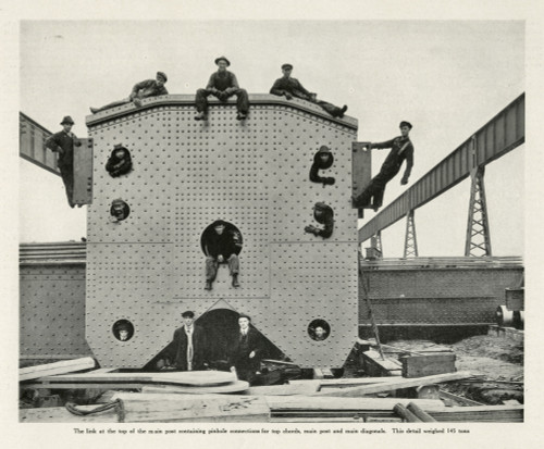 The Quebec Bridge Poster Print By The Institution Of Mechanical Engineers/Mary Evans - Item # VARMEL10699908