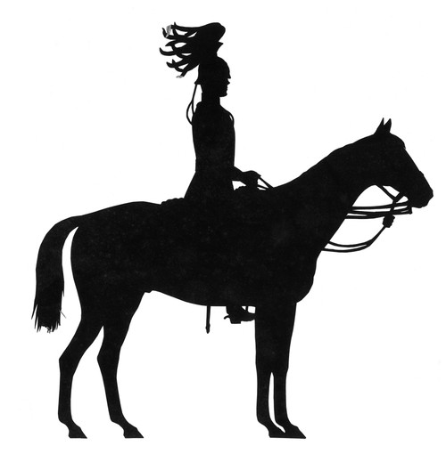 Silhouette Of A Cavalryman On Horseback Poster Print By ®H L Oakley / Mary Evans - Item # VARMEL10504013