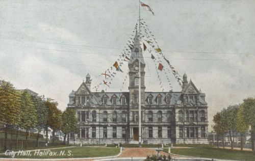 Canada - Halifax  Nova Scotia - City Hall Poster Print By Mary Evans / Grenville Collins Postcard Collection - Item # VARMEL10508110