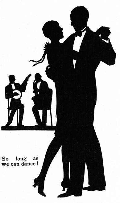 Silhouette Of Stylish Couple Dancing Poster Print By ®H L Oakley / Mary Evans - Item # VARMEL10504063