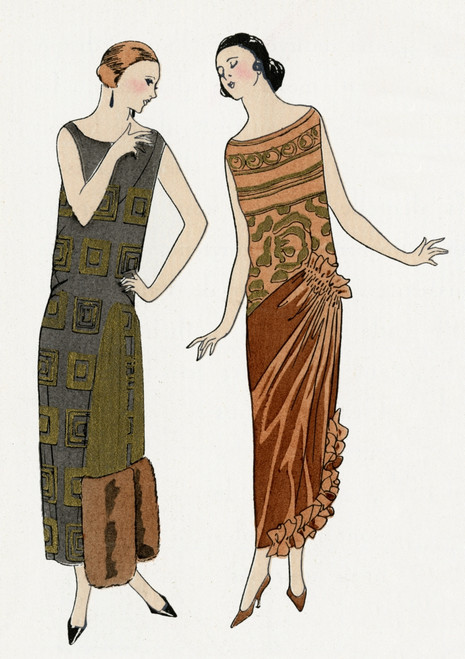 Evening Dresses By Drecoll  And Philippe And Gaston Poster Print By Mary Evans Picture Library - Item # VARMEL10537037