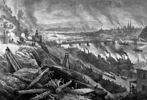 Pittsburg/Industry 1875 Poster Print By Mary Evans Picture Library - Item # VARMEL10111511