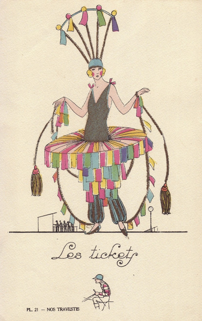 Woman In Betting Stub Costume Poster Print By ® Florilegius / Mary Evans - Item # VARMEL10940912