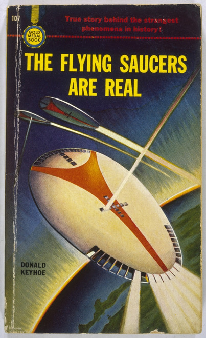 The Flying Saucers Are Real  Book Cover Poster Print By Mary Evans Picture Library - Item # VARMEL10006668 The Flying Saucers Are Real  Book Cover Poster Print By Mary Evans Picture Library - Item # VARMEL10006668