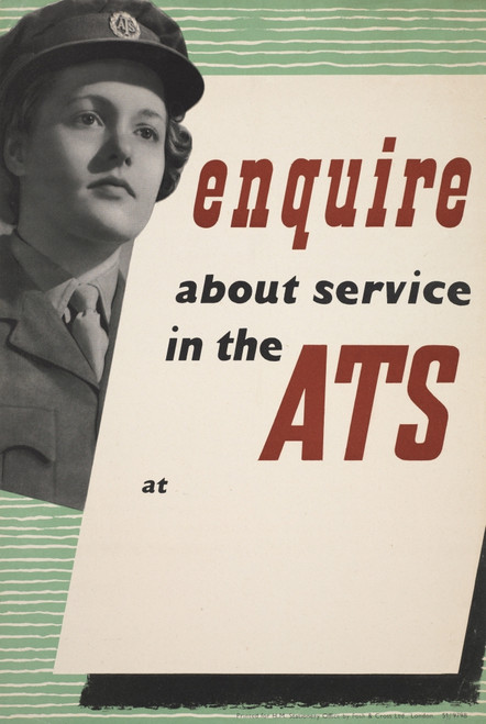 Ww2 Poster -- Ats Recruitment Poster Print By ®The National Army Museum / Mary Evans Picture Library - Item # VARMEL10804947