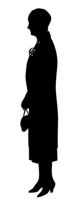 Silhouette Of Woman Poster Print By ®H L Oakley / Mary Evans - Item # VARMEL10645004