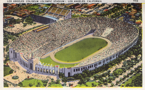 Olympic Stadium  Los Angeles  California  Usa Poster Print By Mary Evans / Pharcide - Item # VARMEL11046121