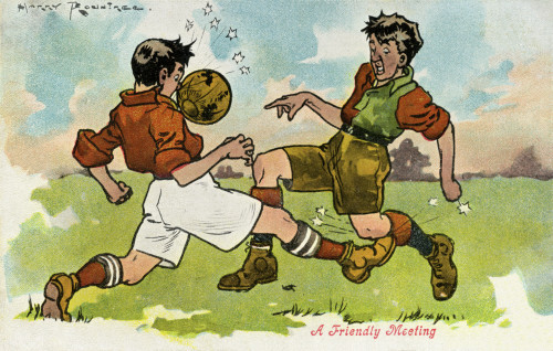 Football Poster Print By Mary Evans Picture Library / Peter & Dawn Cope Collection - Item # VARMEL10694327