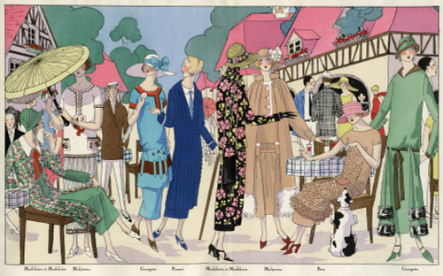 Fashionable Ladies In Designer Outfits Poster Print By Mary Evans Picture Library - Item # VARMEL10537145