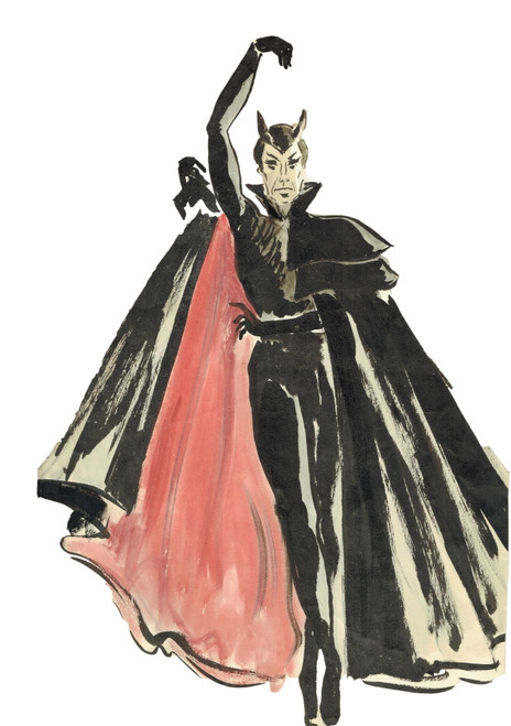 Diabolo Man' - Murray'S Cabaret Club Costume Design Poster Print By ® The Murrayæs Cabaret Club Collection / Mary Evans Picture Library - Item # VARMEL11677706