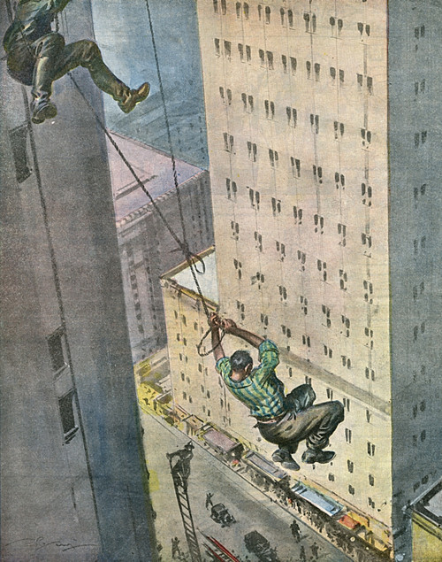 Falling From Skyscraper Poster Print By Mary Evans Picture Library - Item # VARMEL10134727