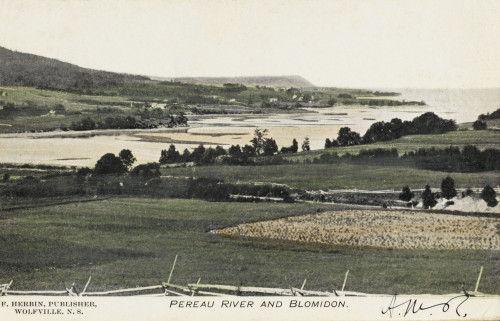 Pereau River And Blomidon  Nova Scotia  Canada Poster Print By Mary Evans / Grenville Collins Postcard Collection - Item # VARMEL10410449