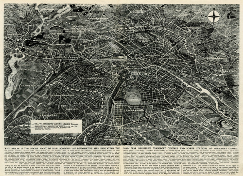 Wartime Map Of Berlin By G. H. Davis Poster Print By ® Illustrated London News Ltd/Mary Evans - Item # VARMEL10652054