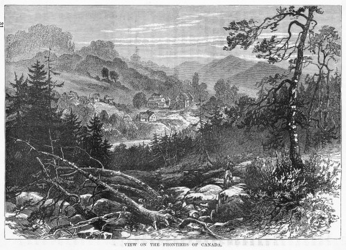 Canada Frontier With Usa Poster Print By Mary Evans Picture Library - Item # VARMEL10207376